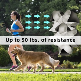 Vhxorrz Running Parachute Pack of 2 - 56 Inch Speed Resistance Chute for Football, Basketball Training - Adults, Youth, Kids (Black)