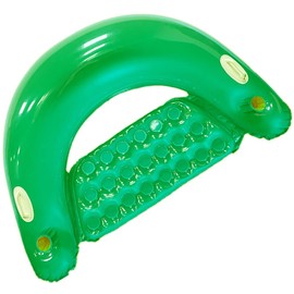 Swim Ring Float, Adult Water Hammock, Sit in Float, Ocean Play, Water Play, Pool, Sea Bathing, Foot Compartment, Pool, Sea, River (Green 1)