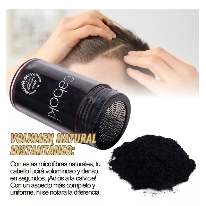 Veraly Caboki Micro Fibras Natural 25g Café Oscuro 3pz Full