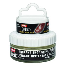 Moneysworth & Best Instant Shoe Shine Cream Kit, White, 50 ml