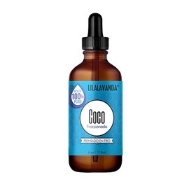 LilaLavanda - Aceite de Coco Fraccionado - 118 ml | Portador para aceites esenciales, Para masaje, Ligero, Sin aroma ni color