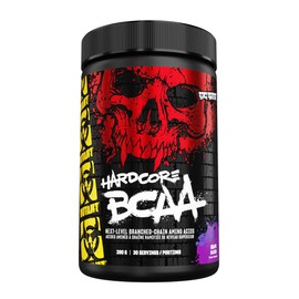 Mutant MUTANT HARDCORE BCAA - Pre, Intra or Post Workout C BCAA next level branched-chain Amino Acids Supplement C Hydration + Recovery - 30 serving - Grape