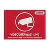 ABUS Surveillance ACC Warning Stickers Cctv Logo, 148 x 105