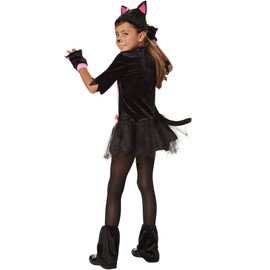 dressforfun 900472 Pink kitten costume | Cat themed outfit with tulle dress and accessories | Animal fancy dress with paw gloves and cat ear headband
