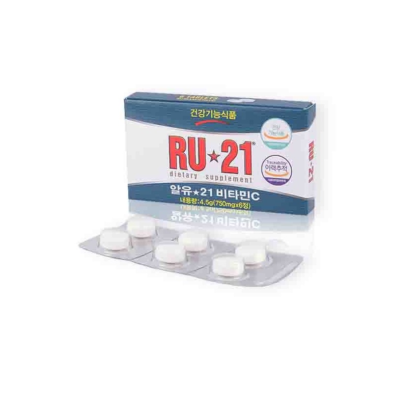 알유21(RU-21)6정 비타민C RU-21 6 Tablets Vitamin C