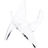 Plymor Clear Acrylic Triangular Display Stand Holder for Geode, Mineral