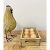 General Store Handle Wooden Sting Egg Crate