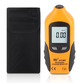 Microwave Tester, Digital LCD Display Microwave Leakage Detector EMF Radiation Detector 2450mhz, Built in Alarm Function for Home Microwave Oven Testing（Battery Not Included）