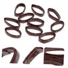 Gatuida 20pcs Leather Watch Band Watch Strap Retainers Deep Replacement