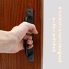 Piutouyar 2 Pack Aluminum Alloy Sliding Barn Door Handle, 128mm