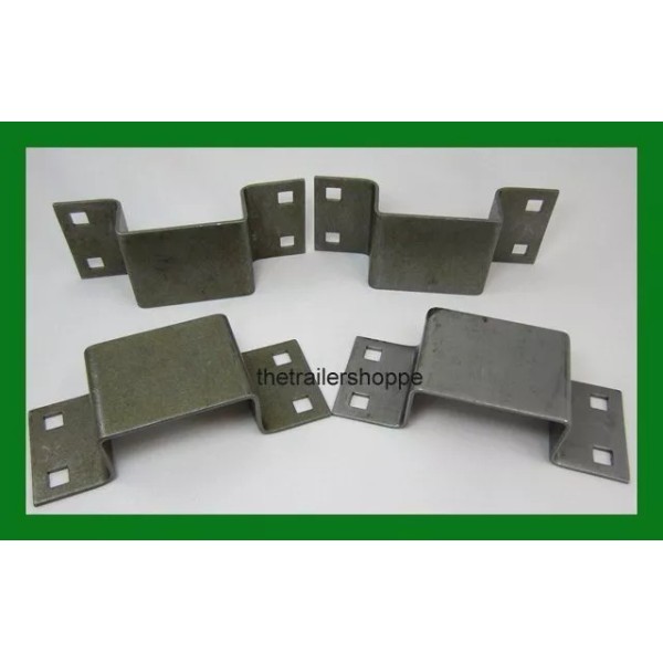 N/A 4 PC Bolt On Stake Pockets Truck Trailer 1/8"