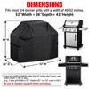 Waterproof BBQ Grill Cover for Outdoor Protection – Anti-UV Fade-Resistant