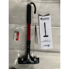 EASACE Red Easace Back Hair Removal Razor Groomer for Men Body Shaver w/ Tweezers Blade