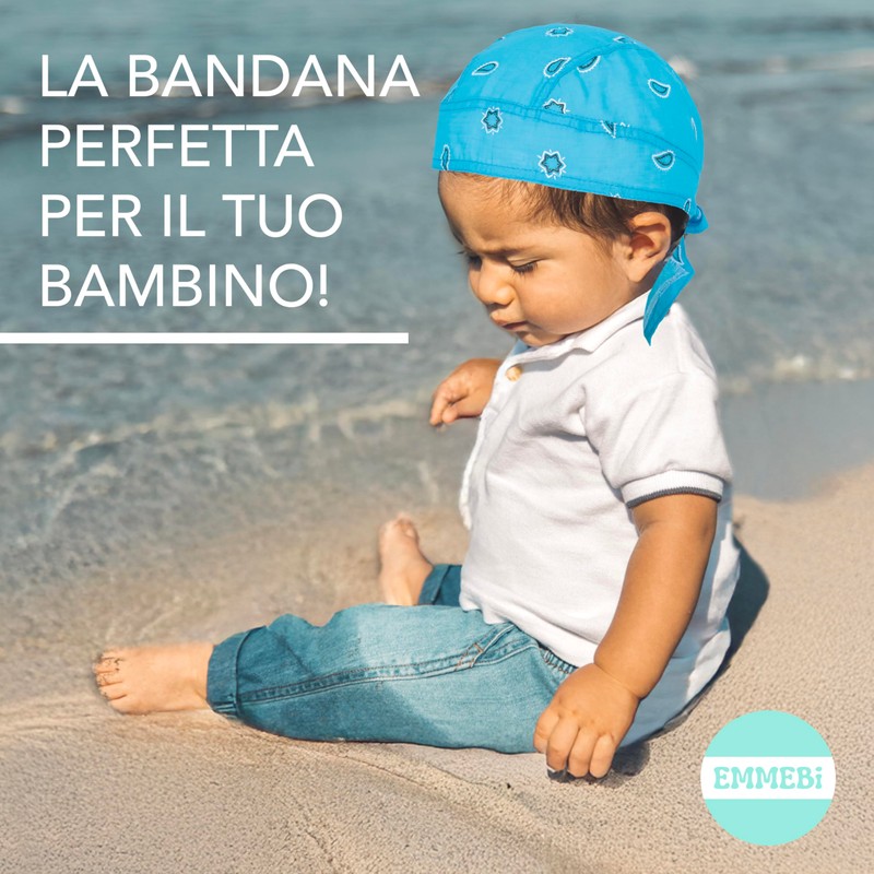 EMMEBi Bandana Baby Children Girls Cotton, pink