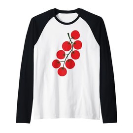 Pomodoro Freschi Fresh Tomatoes Italian Summer Tomatoes Raglan Baseball Tee