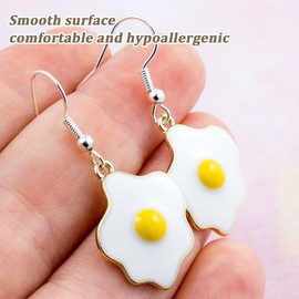 6 Pairs Stainless Steel Earrings Resin Earrings Dangle Earrings Women Girls Jewelry Original Earring Set