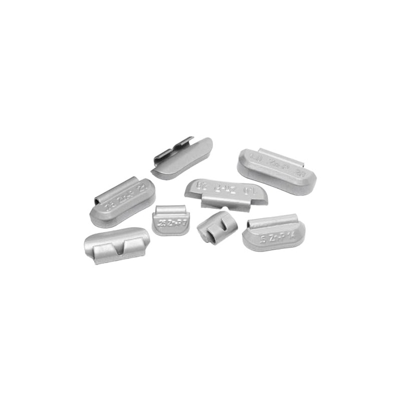 CKAuto 100Pcs P Series Zinc Clip on Wheel Weights Assortment,