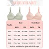 Happy Cherry 6 Pack Teens Girls Training Bras Adjustable Straps