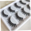 Mikinona 3sets False Lashes Lengthened Eye End Natural Cross Dense