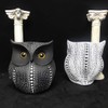 Artgenius Dots Owl Statue,Small Animal Owl Figurines for Home Office