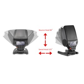 Bounce, Swivel Head Compact Flash for Nikon D850 (i-TTL)
