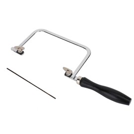 Portable Jewelry Saw Blades, Jewelers Wax Ring Cutting Metal Saw, Saw Bow Jewelry Wire Carved Black U Shaped Handle Tool for Jewelry Processing