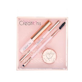 Kit de cejas essentials Dark Brow Beauty Creations 4 piezas                                                                                           