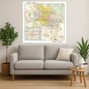 Globe Turner Phoenix, Arizona Wall Map, Large - 22.75" x