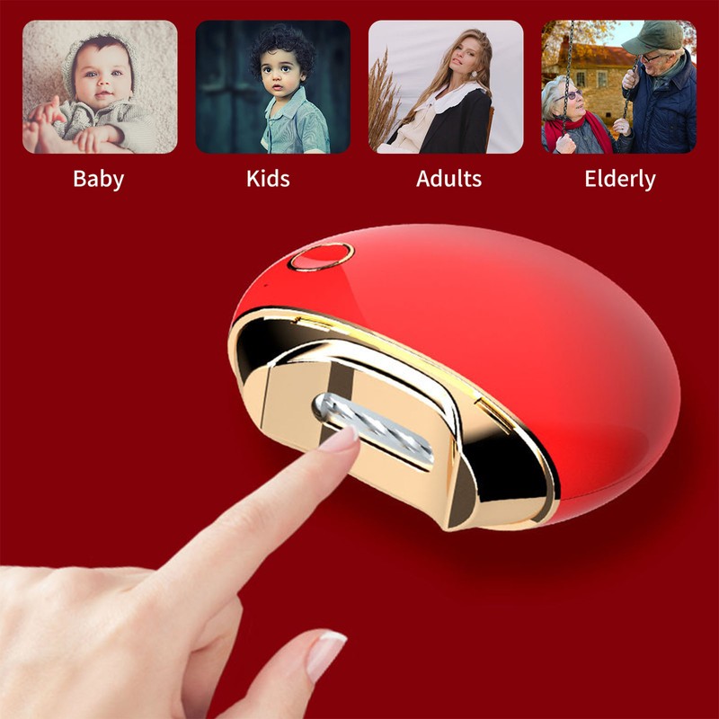 Electric Nail Clipper USB Rechargeable Nail Trimmer Clipper Automatic Baby