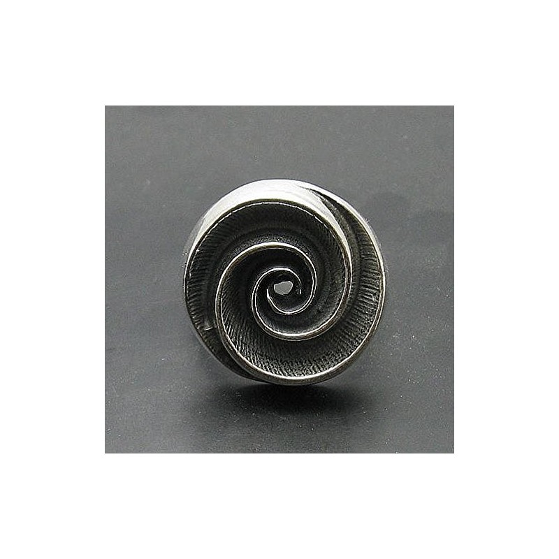 Sterling silver ring Spiral solid 925 R000823 Empress