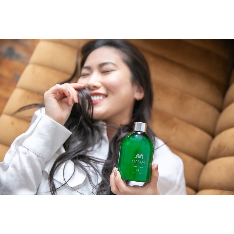 MASAMI Mekabu Hydrating Shampoo: Sulfate-Free, Paraben-Free, Vegan