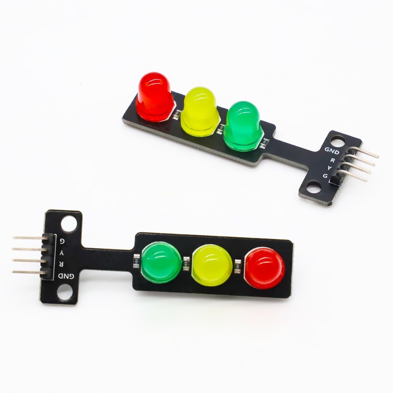 APKLVSR 8 x LED Traffic Light Module, 3.3-5 V, 8