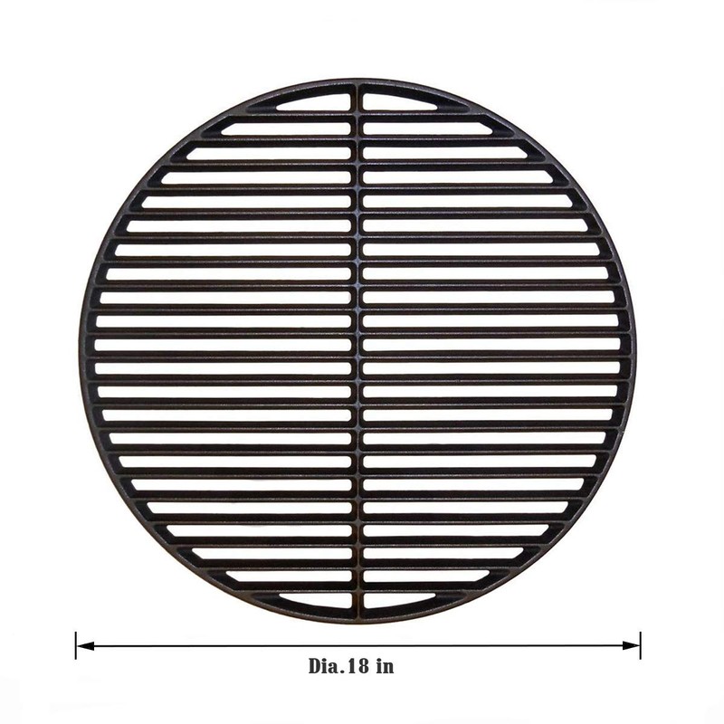 KAMaster 18 inches Cast Iron Cooking Grids Grates for Large