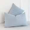 MooMee Bedding Pillowcases Pack of 2 100% Washed Cotton Linen