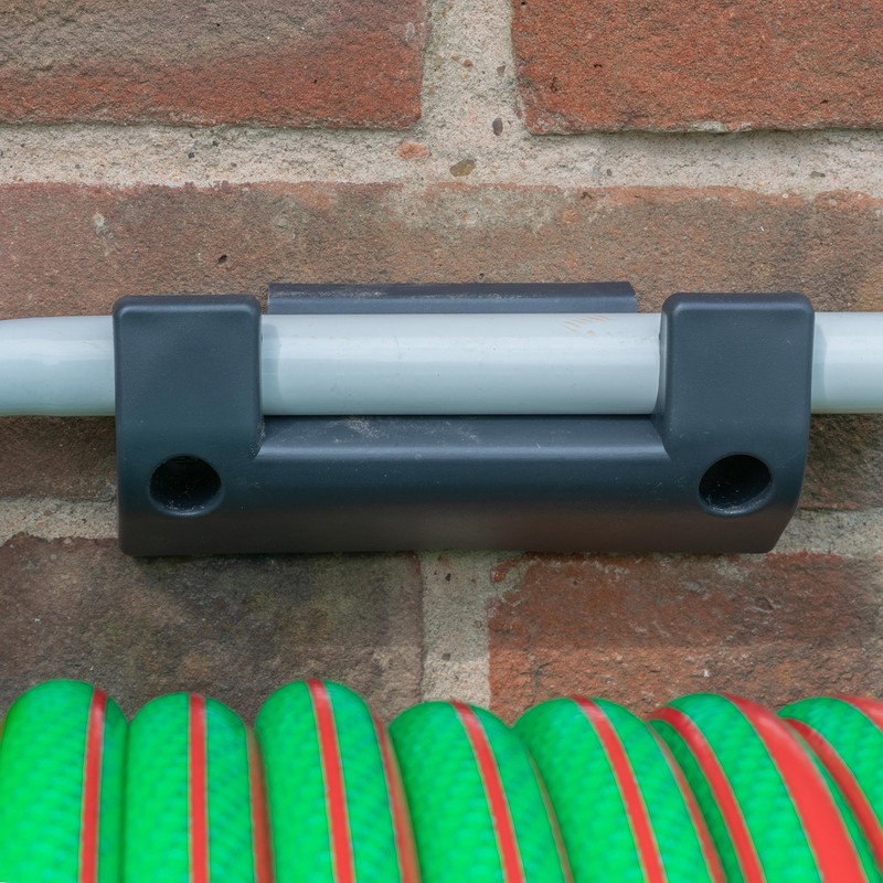 Garden Hose Reel PVC Wall Mounted Hanger (Pack of 2)
