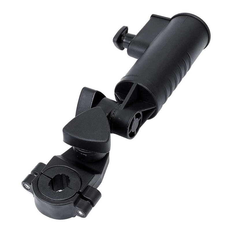 Umbrella Holder Adjustable Clamp Stand Universal Black Cart Umbrella Holder