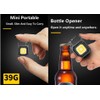 Portable COB Led Flashlight with Practical Carabiner, Bottle Opener, Cold