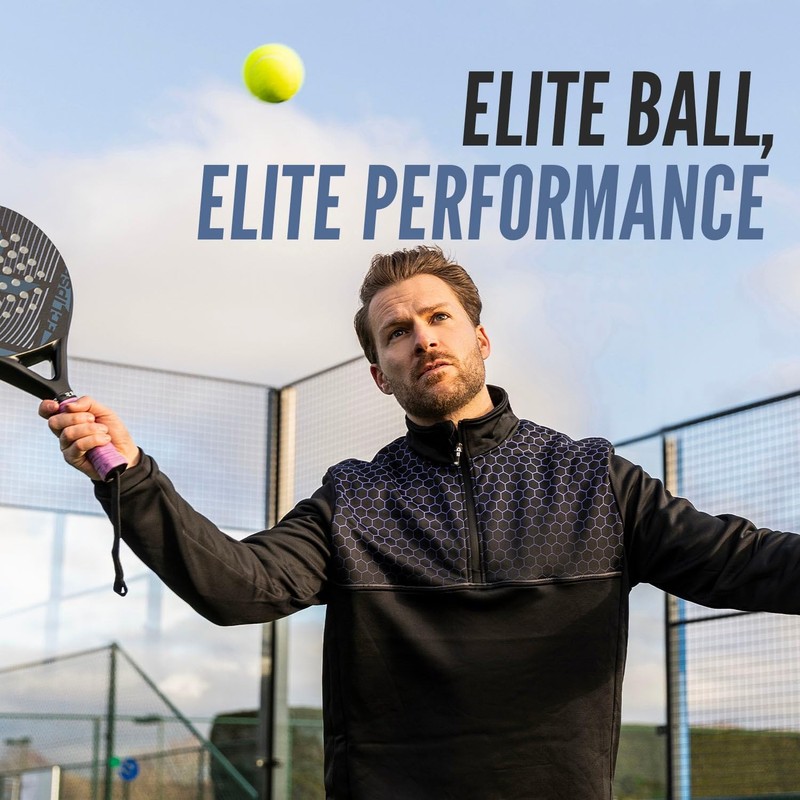 Raquex Elite Padel Balls – 6 Ball Twin Pack. Two