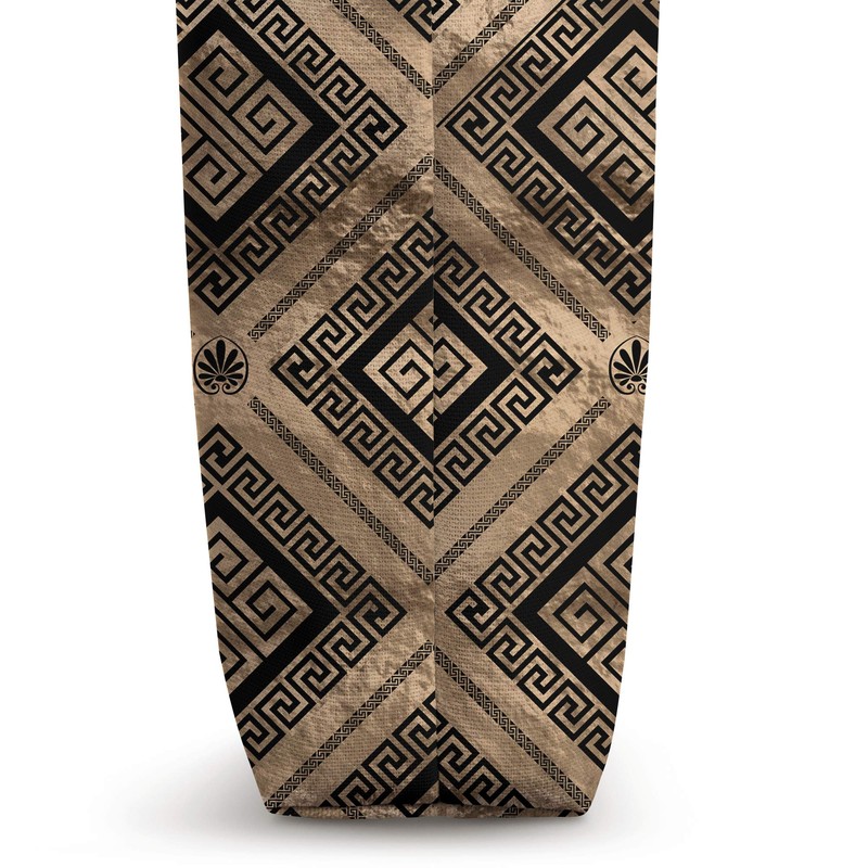 Luxury Greek Pattern with Meander Key Tote Bag