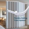 MaKefeile Ceiling Curtains Track System, Flexible & Bendable Curtain Tracks