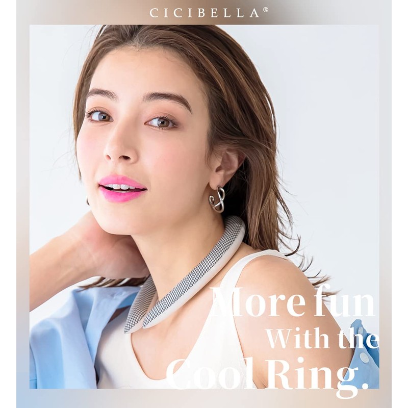 [ＣＩＣＩＢＥＬＬＡ] クールリング ネッククーラー アイス クールネック ひんやりグッズ キッズ 首 冷却 熱中症対策