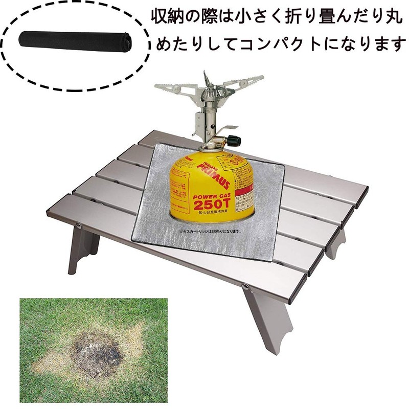 Yumosmn Burner Sheet, Heat Resistant Sheet, Flame Resistant Fiber, Bonfire