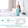 REACHER Small LED Digital Alarm Clock with Snooze, Simple to