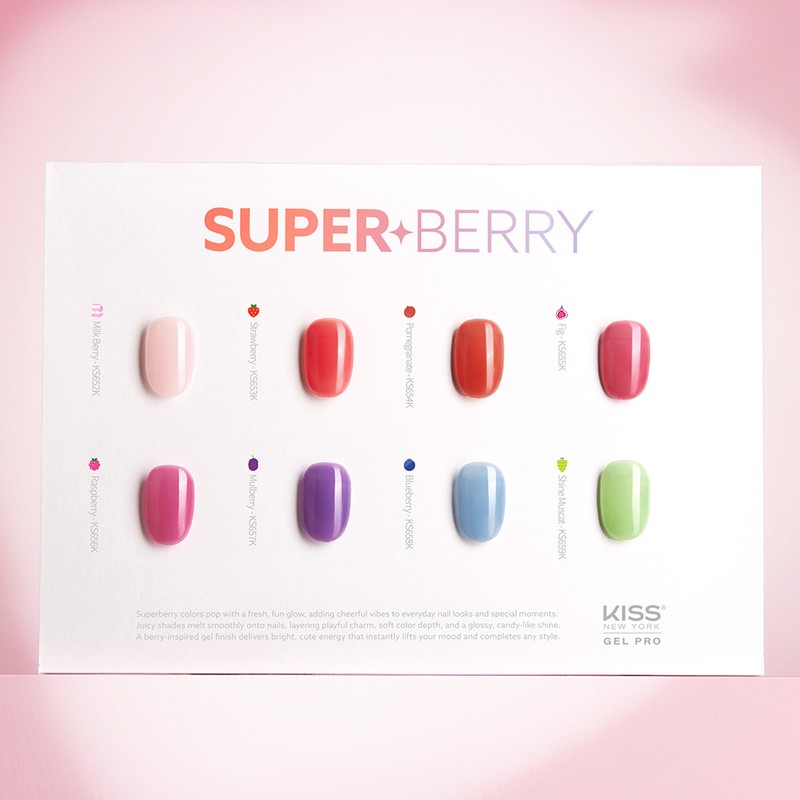 Kiss New York Superberry Syrup Gel 8-piece set / 키스뉴욕