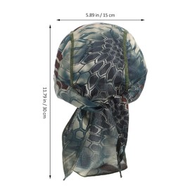 TOVINANNA 2 Pieces Women Chemo Hat Turban Beanie, Pre-Tied Headwraps Headwear Bandana for Men Headwraps for Men Hat for Outdoor Sun Equipment Decorate Sports Cap Man Cycling Mask