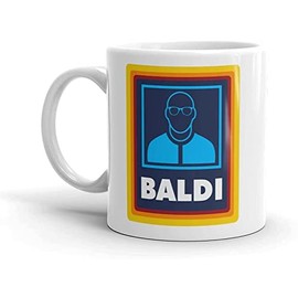 TheAbstractix Baldi Gift Mug Funny Gift for Bald Man Gift for Bald Dad. Gift for Stepdad. Baldi Mug Gift for Fathers Fathers Day Mug Grandad Mug Funny Novelty Bald Mens Boys Gift Present for Dad