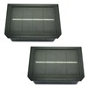Yotopow 2 Pack Solar Light Replacement Top for Outdoor Fence