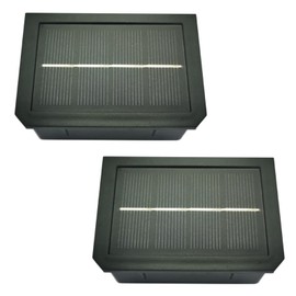 Yotopow 2 Pack Solar Light Replacement Top for Outdoor Fence Lights and Wall Lights, Solar Light Inserts 10Lumens Waterproof, 2 Lighting Mode - Color Changing and Warm White