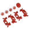 Rubber Shock Absorption Set Bow String Piece Dampening Stabilizer for