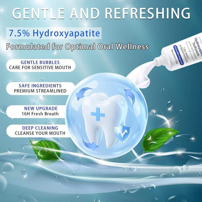 7.5 nHAP Hydroxyapatite Toothpaste - Nano Hydroxyapatite Whiteing Teeth |